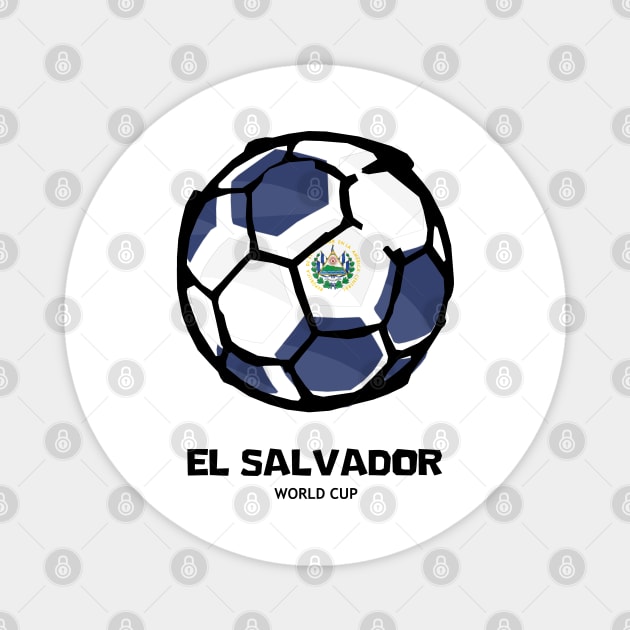 El Salvador Football Country Flag Magnet by KewaleeTee